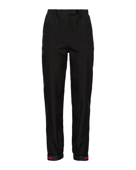 prada nylon tech trousers|farfetch prada pants.